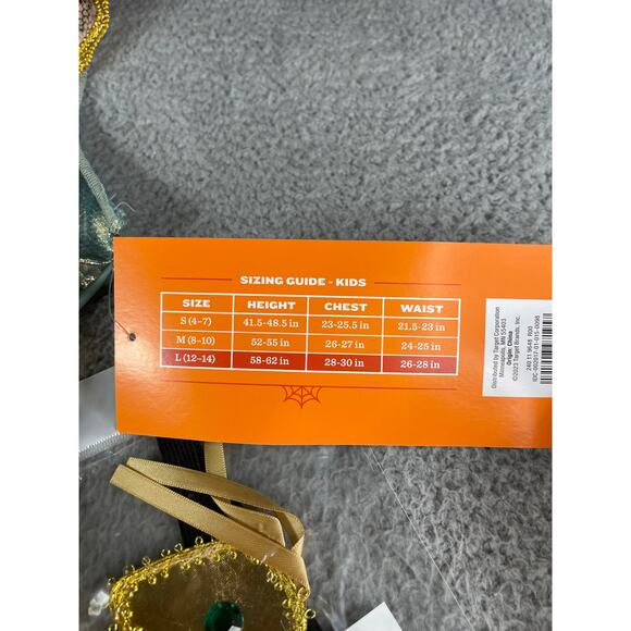 Target Hyde and Eek Costume Kids Large (12-14) Queen of the Nile Childrens NWT - Picture 3 of 9